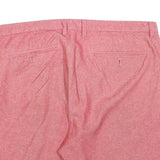WRANGLER Mens Shorts Pink Casual L W36 Cotton Blend Classic Zip Pocket
