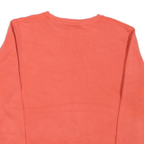 CHAMPION Mens Orange Crew Neck M Cotton Blend Pullover Sweatshirt