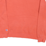 CHAMPION Mens Orange Crew Neck M Cotton Blend Pullover Sweatshirt