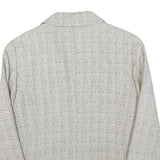 Womens Beige Acrylic Blend Button Jacket S Woven Classic Stylish Lightweight