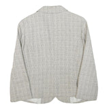 Womens Beige Acrylic Blend Button Jacket S Woven Classic Stylish Lightweight