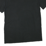 CHAMPION Mens Black Graphic T-Shirt M Short Sleeve Crew Neck Logo Print