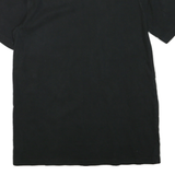 CHAMPION Mens Black Graphic T-Shirt M Short Sleeve Crew Neck Logo Print