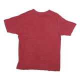 Mens Red Indiana Hoosiers Graphic T-Shirt L Short Sleeve Crew Neck Sports
