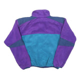 SIERRA DESIGN Womens Purple & Blue Jacket S Polyester Blend Zip Outdoor Warm