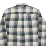 RED HEAD Mens Green & Cream Plaid Shirt XL Casual Cotton Blend Checked Button-Up