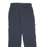 ICEPEAK Mens Nylon Navy Regular Fit Straight Leg Trousers W28 L32 Outdoor Casual