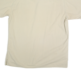 RED HEAD Mens Beige Cotton Fishing Short Sleeve Shirt XL Pocket Embroidery
