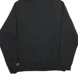 CHAMPION Mens Black Anthony Pettis Pullover Hoodie L Cotton Blend Casual