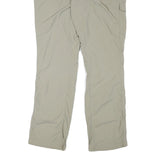 COLUMBIA Womens Beige Polyester Blend Regular Straight Trousers W33 L32 Outdoor