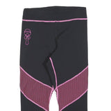 FENDI Womens Joggers Black & Pink Regular Slim M W28 L21 Logo Print Athletic