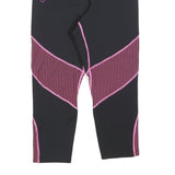 FENDI Womens Joggers Black & Pink Regular Slim M W28 L21 Logo Print Athletic