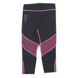 FENDI Womens Joggers Black & Pink Regular Slim M W28 L21 Logo Print Athletic