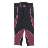 FENDI Womens Joggers Black & Pink Regular Slim M W28 L21 Logo Print Athletic