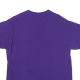 FANATICS Mens Purple Yellow LA Los Angeles Lakers Graphic T-Shirt L Short Sleeve