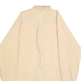 NAUTICA Mens Beige Cotton Shirt M Classic Button-Down Long Sleeve Casual