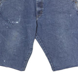 WRANGLER Mens Denim Blue Casual Shorts 2XL W38 Cotton Carpenter Style
