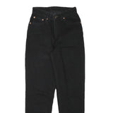 LEVI'S Womens Slim Black Denim Jeans Cotton Blend Zip W23 L27 Classic Fit