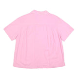 LEVI'S Womens Pink Cotton Blend Shirt S Casual Summer Button Pocket