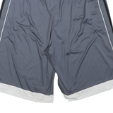 ADIDAS Mens Grey Casual Sports Shorts L W32 Polyester Blend Comfortable Fit