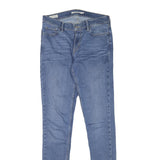 LEVI'S Womens Jeans Blue Slim Skinny Denim Light W28 L31 Stretch Zip