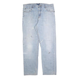 CARHARTT Mens Relaxed Light Blue Denim Jeans W36 L32 Zip Cotton Blend Casual