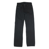 LEVI'S 501 Mens Jeans Black Regular Straight Denim Medium W30 L33