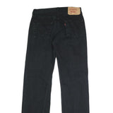 LEVI'S 501 Mens Jeans Black Regular Straight Denim Medium W30 L33
