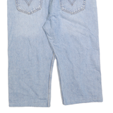 LEVI'S 751 Mens Jeans Blue Regular Straight Denim Light W36 L19 Relaxed Fit