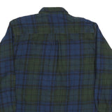 FIELD & STREAM Mens Blue & Green Check Shirt XL Cotton Blend Casual Outdoor