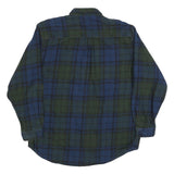 FIELD & STREAM Mens Blue & Green Check Shirt XL Cotton Blend Casual Outdoor