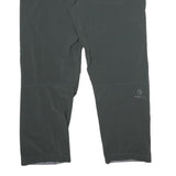 SHERPA Womens Polyamide Blend Black Regular Fit Straight Leg Trousers W36 L27