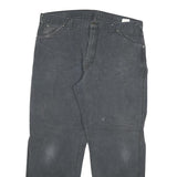 DICKIES Mens Regular Fit Grey Denim Jeans W40 L32 Workwear Utility Zip