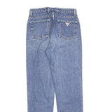 GUESS Womens Jeans Blue Regular Straight Denim Medium W28 L30 Classic Fit