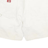 DICKIES Mens White Casual Cotton Blend Shorts 2XL W35 Workwear Utility