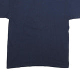 GILDAN Mens Navy Blue Junior Giants Graphic T-Shirt L Short Sleeve Crew Neck