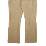 DICKIES Mens Jeans Beige Relaxed Straight Denim Rinse W36 L30 Workwear