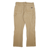 DICKIES Mens Jeans Beige Relaxed Straight Denim Rinse W36 L30 Workwear