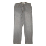 LEVI'S 505 Mens Jeans Grey Regular Straight Denim Medium W36 L32 Classic Fit