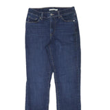 LEVI'S Womens Regular Blue Denim Classic Fit Zip Jeans W26 L28 Stylish Comfort