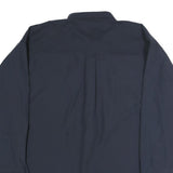 CHAPS Mens Blue Plain Shirt XL Button Down Collar Long Sleeve Casual