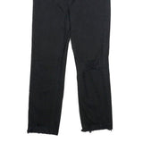 LEVI'S 724 High Rise Straight Womens Black Regular Denim Rinse W28 L26