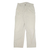 CARHARTT Mens Regular Fit Beige Cotton Blend Trousers W30 L31 Workwear Casual