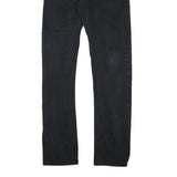 LEVI'S 511 Mens Slim Black Denim Jeans Cotton Blend W30 L32 Stylish Zip Fly