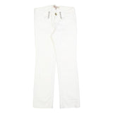 GUESS Womens Slim White Denim Jeans Cotton Blend Zip W27 L27 Stylish Fit