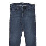 CHAPS Mens Regular Blue Denim Jeans W32 L28 Zip Pocket Classic Style