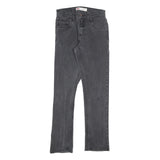 LEVI'S 511 Slim Boys Jeans Black Slim Denim W28 L28 Classic Fit Zip Closure