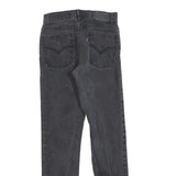 LEVI'S 511 Slim Boys Jeans Black Slim Denim W28 L28 Classic Fit Zip Closure