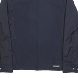 ESCADA SPORT Womens Navy Blue Casual Jacket S Polyester Plain Zip Fastening