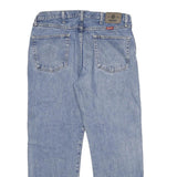 WRANGLER Mens Regular Fit Blue Denim Jeans W36 L29 Classic Cotton Zip Closure